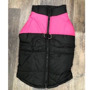 Pink & Black Dog Vest 🐕🐾